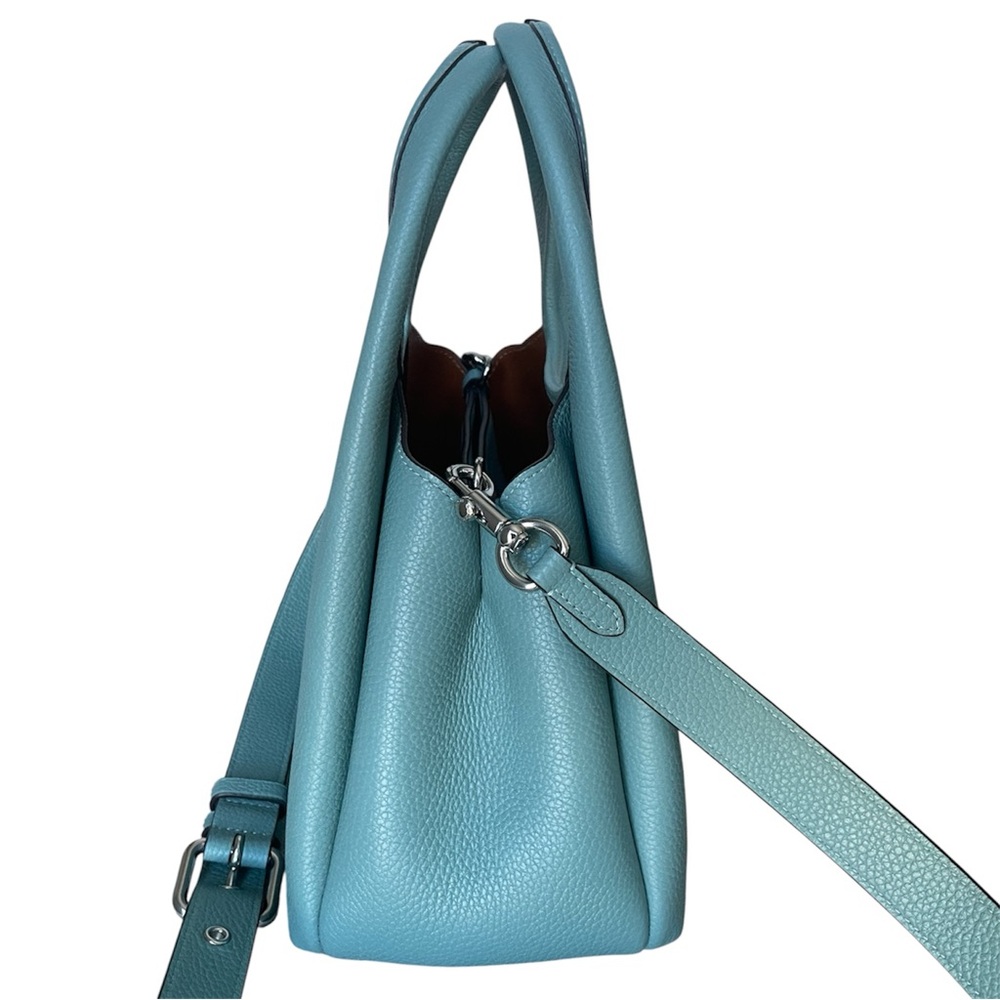 Coach Lana 23 Aquamarine Blue Leather Handbag Crossbody Bag Rare Color NWOT - Picture 4 of 13